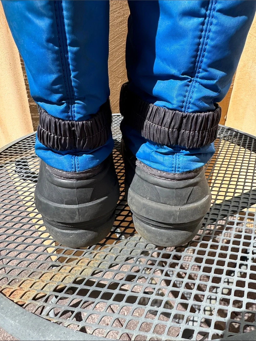 Sorel Kids Black, Blue & Yellow Insulated Snow Boots - Kids Size 4